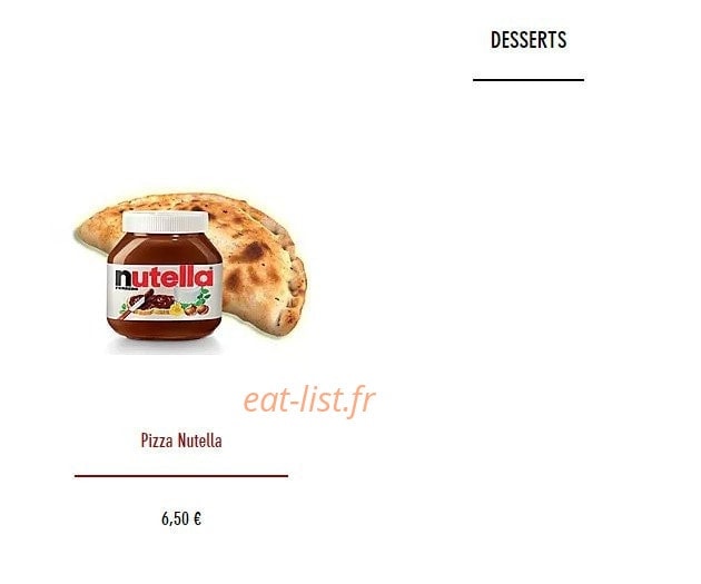 Peppino Pizza — carte page 4
