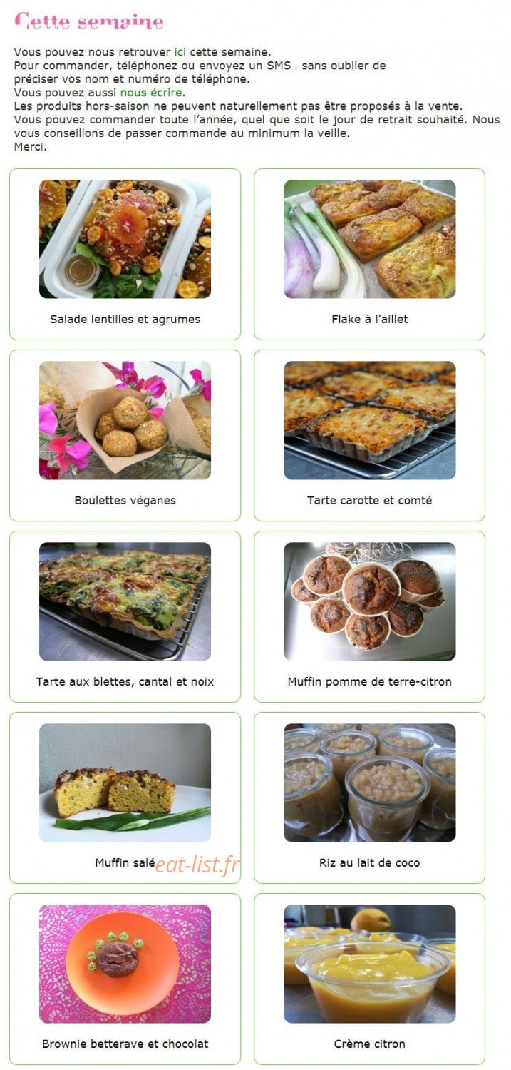 Petit Pois — carte page 1