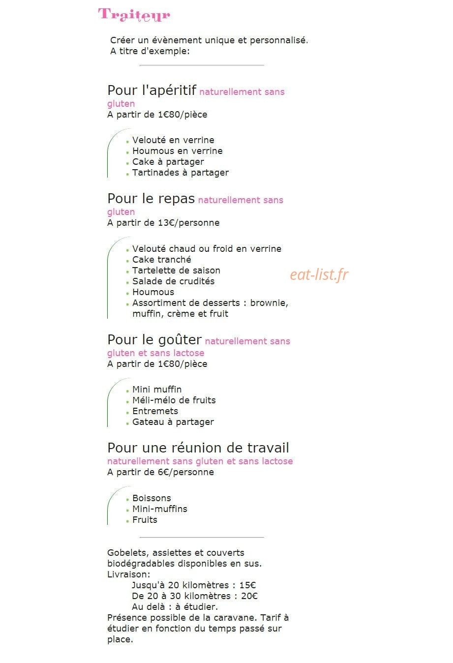 Petit Pois — carte page 2