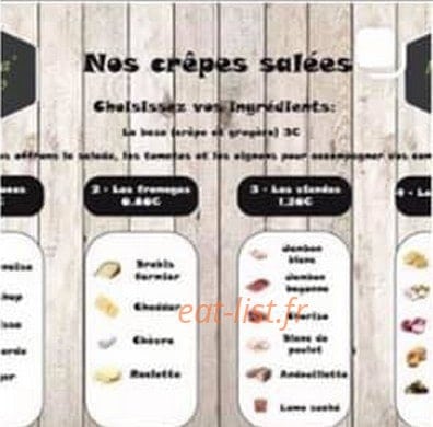 Peyta'Crêp — carte page 2