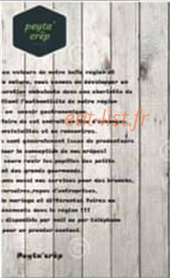 Peyta'Crêp — carte page 3