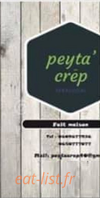 Peyta'Crêp — carte page 1
