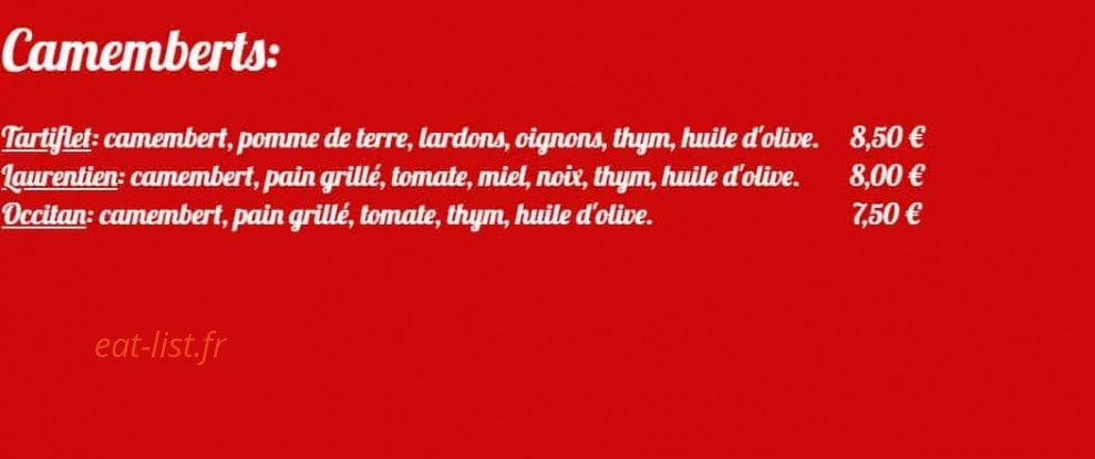 Phil'Pizza — carte page 2