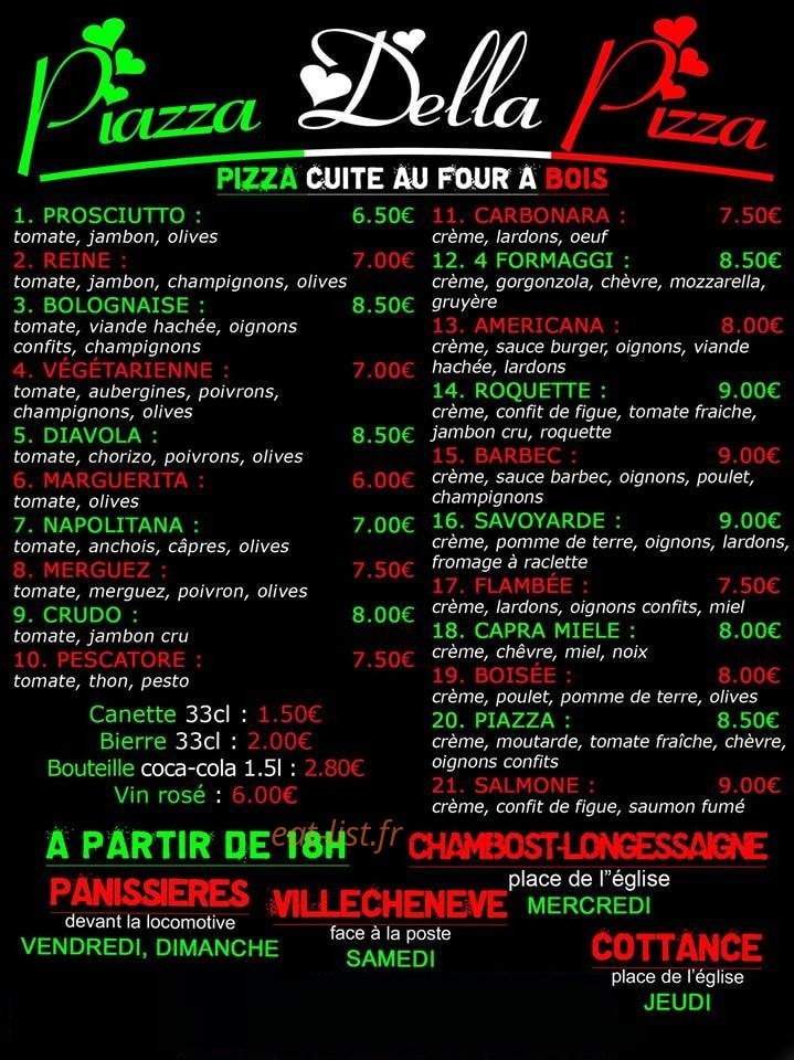Piazza della pizza — carte page 1