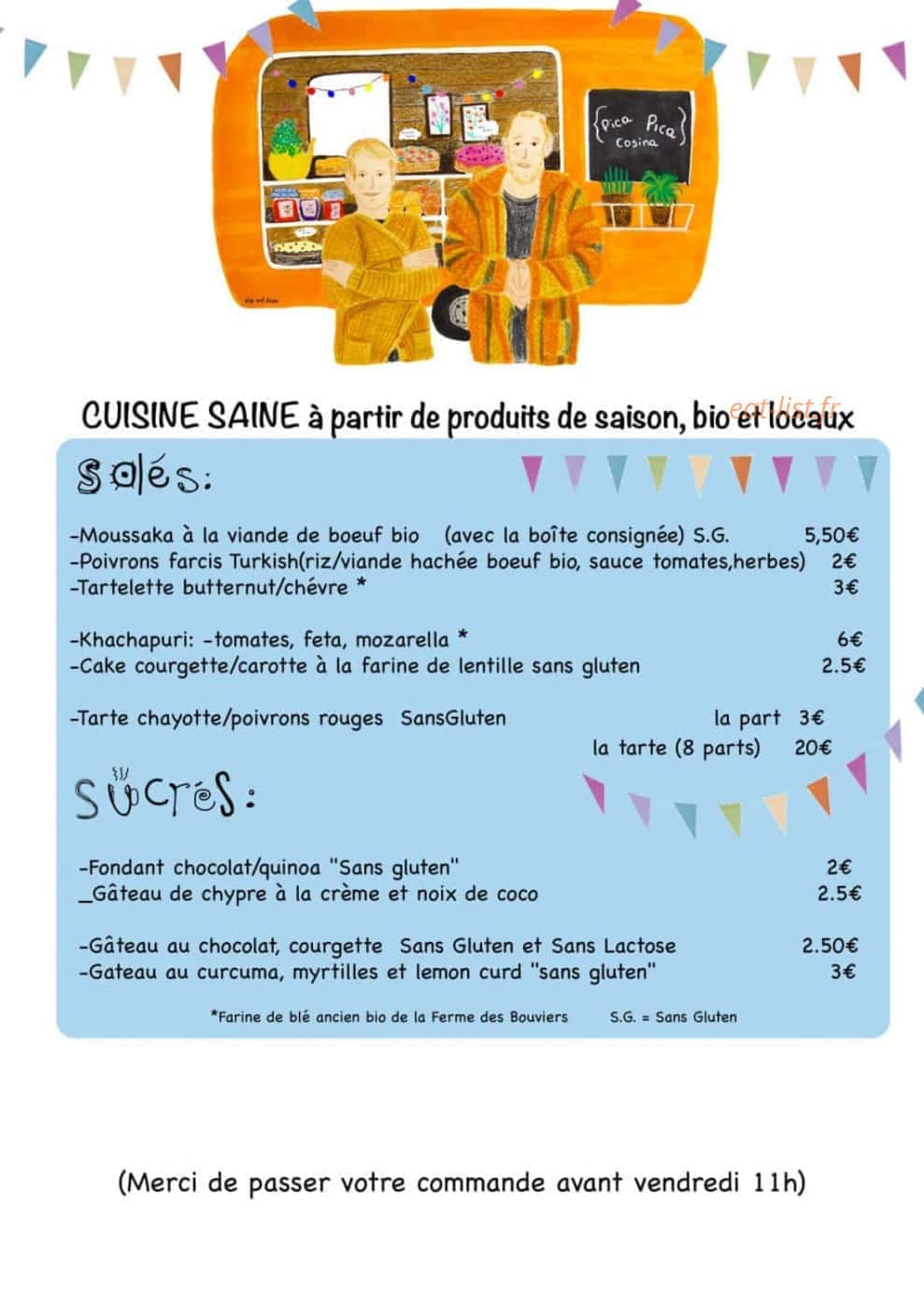Pica Pica Cosina — carte page 1
