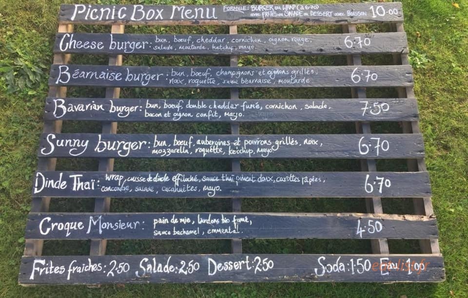 Picnic Box — carte page 1