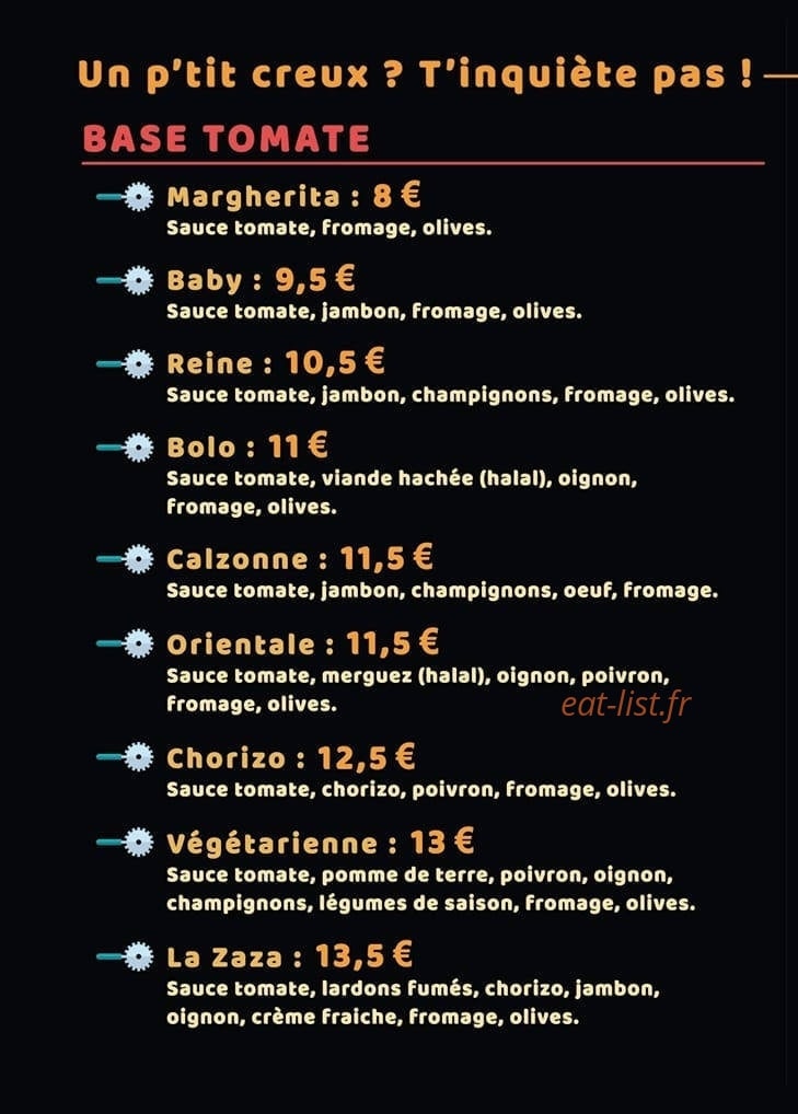 Piz'Zaza — carte page 2