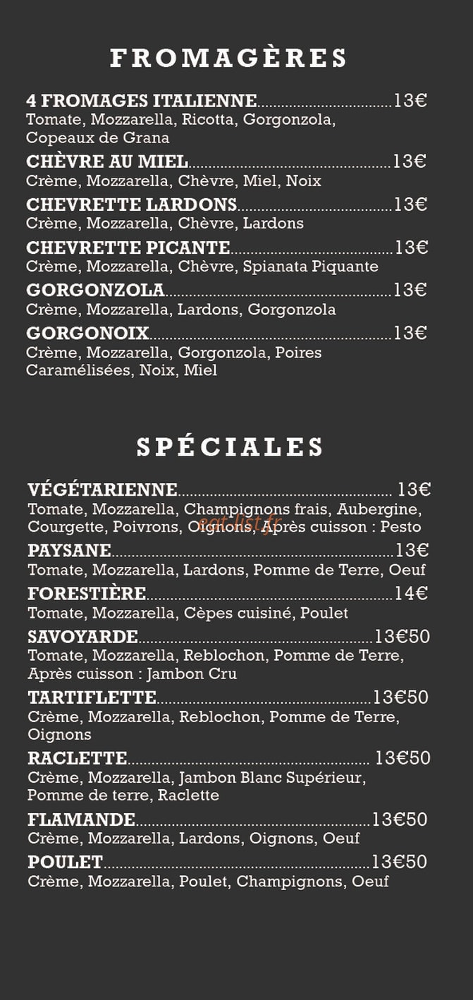 Pizz' A Charly — carte page 3