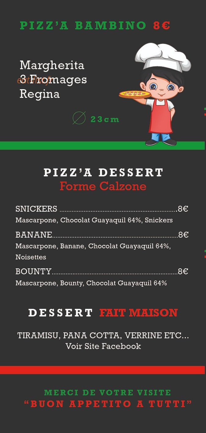 Pizz' A Charly — carte page 5