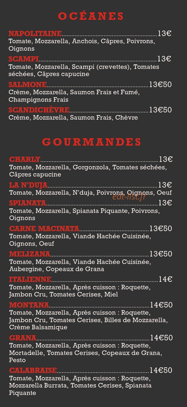 Pizz' A Charly — carte page 4