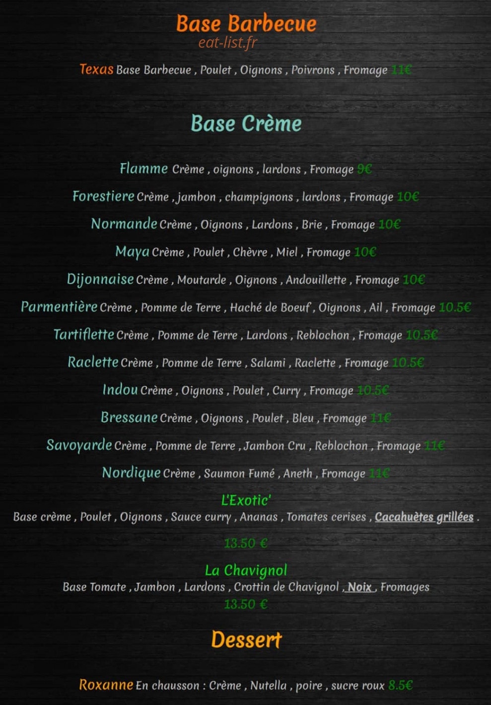 Pizz' à l'as 18 — carte page 2
