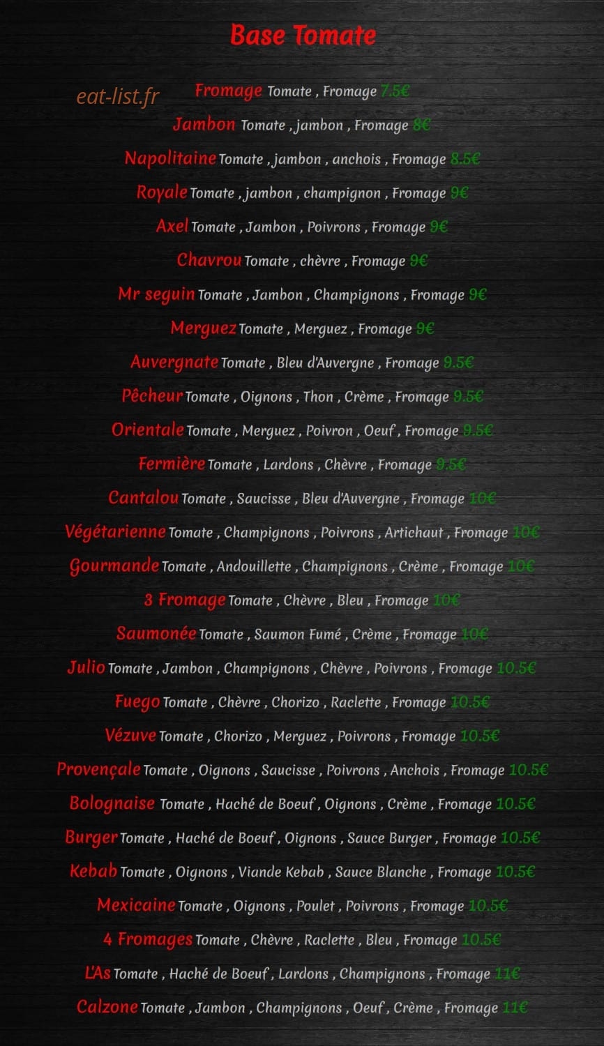 Pizz' à l'as 18 — carte page 1