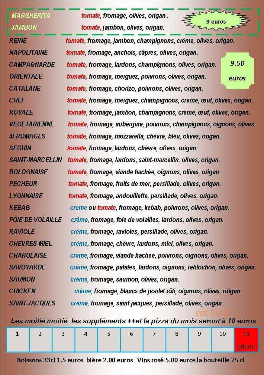 Pizz'a matteo — carte page 2