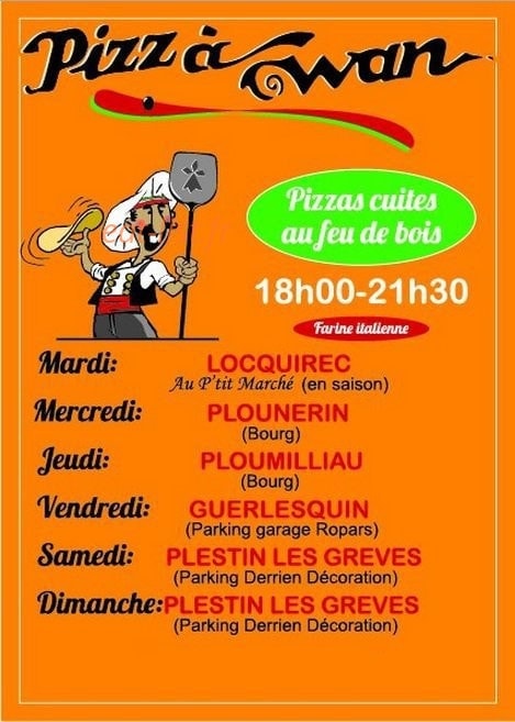 Pizz à Wan — carte page 1