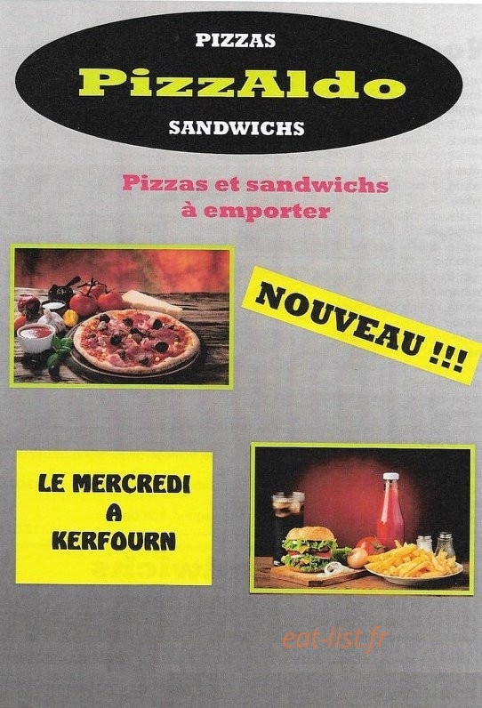 Pizz'aldo — carte page 1