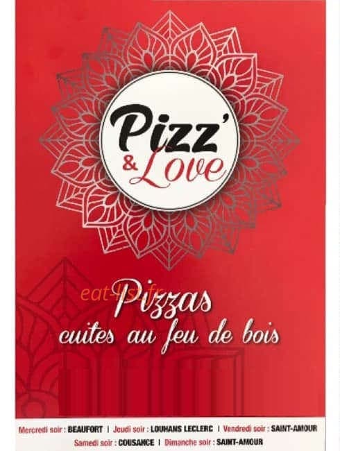 Pizz' and Love — carte page 1