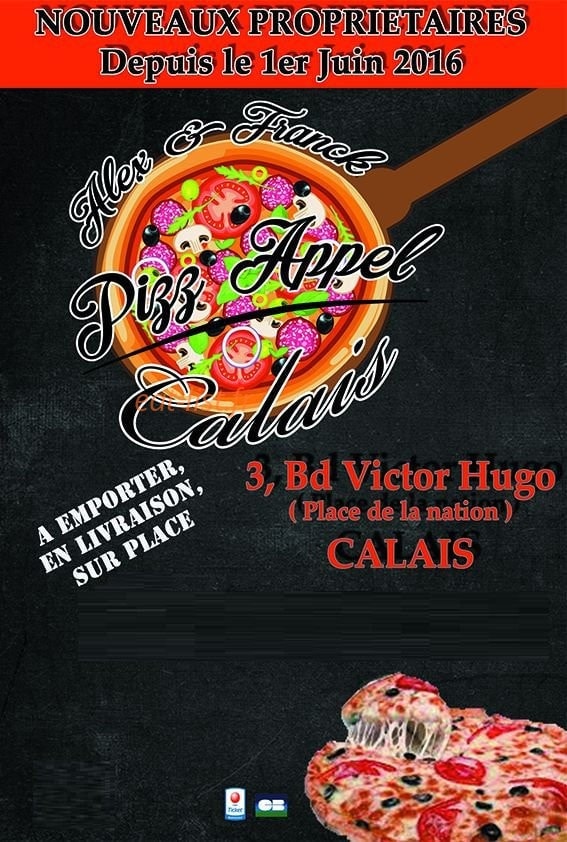 Pizz'appel — carte page 1