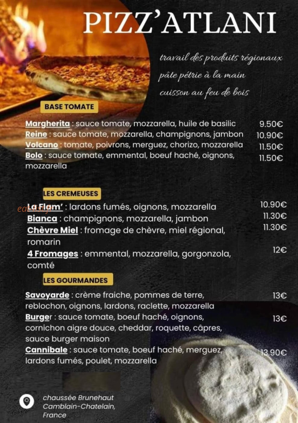 Pizz'atlani — carte page 1