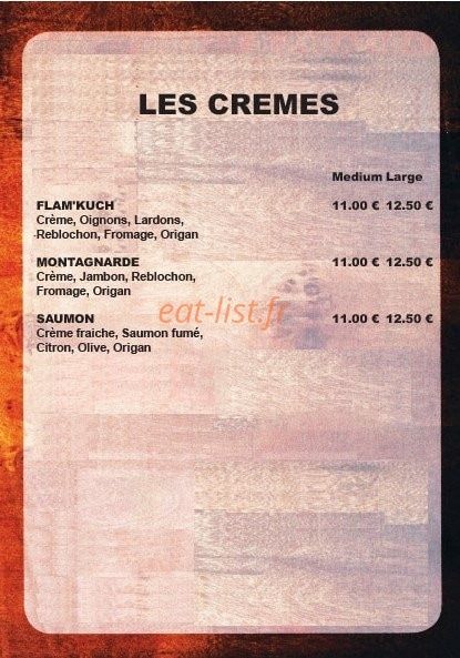 Pizz'Ever — carte page 2