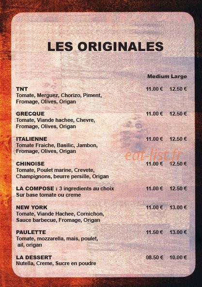 Pizz'Ever — carte page 5