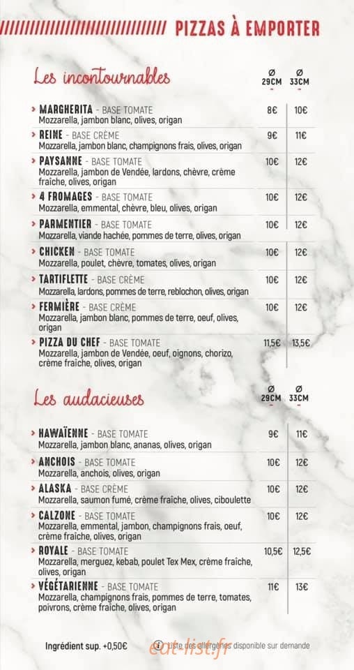 Pizz' & Fouées — carte page 2