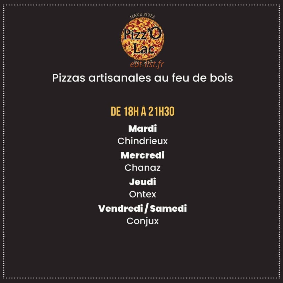 Pizz'O Lac — carte page 4