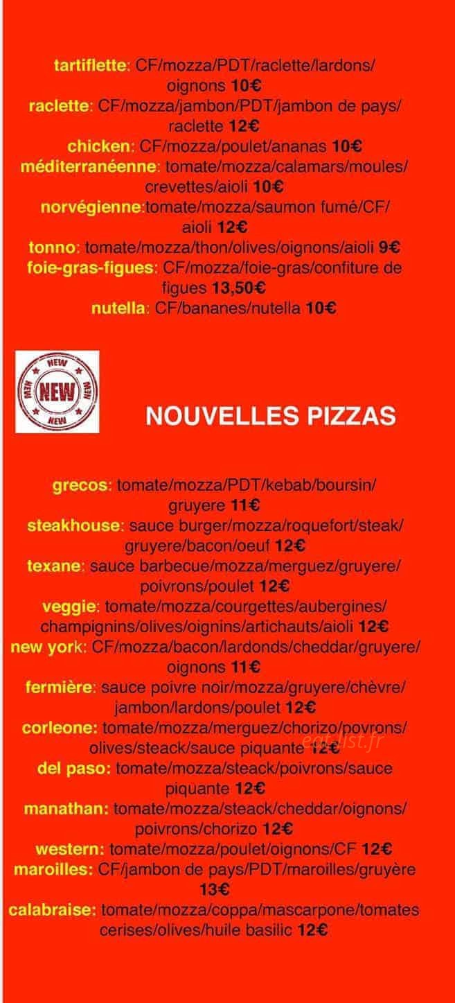 Pizza Angelina — carte page 4
