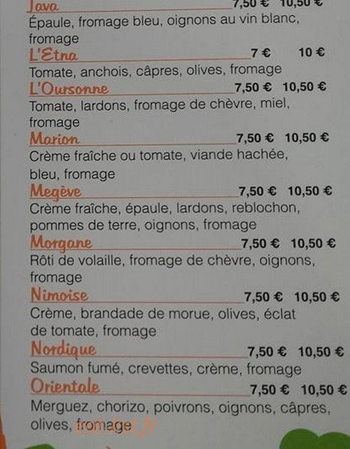 Pizza aux 4 coins — carte page 4