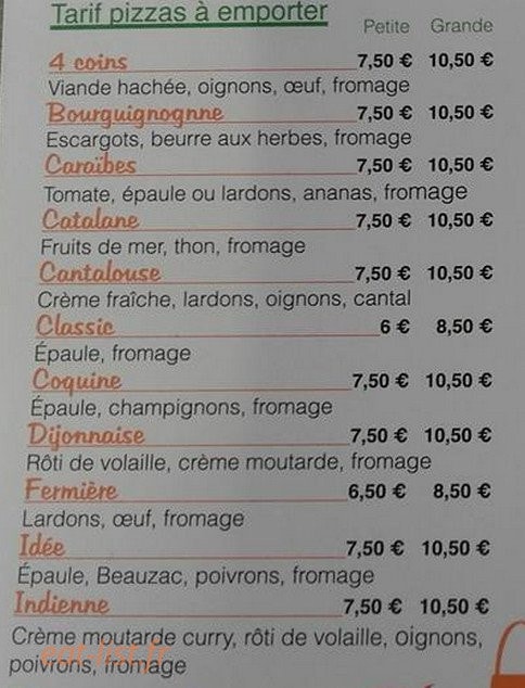 Pizza aux 4 coins — carte page 3
