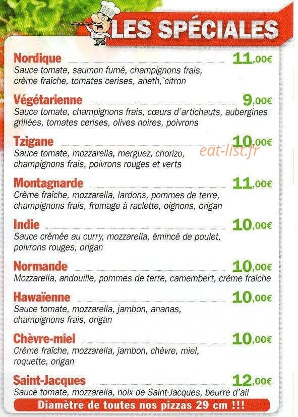 Pizza Bianca — carte page 2