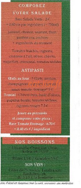 Pizza Calcio — carte page 5