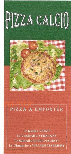 Pizza Calcio — carte page 1