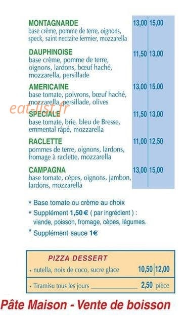 Pizza Campagna — carte page 3