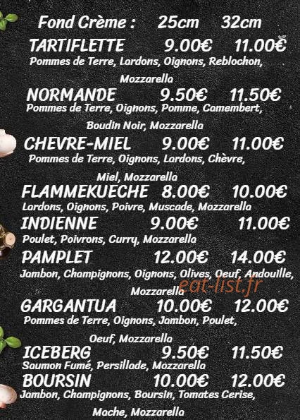 Pizza Cœur — carte page 3