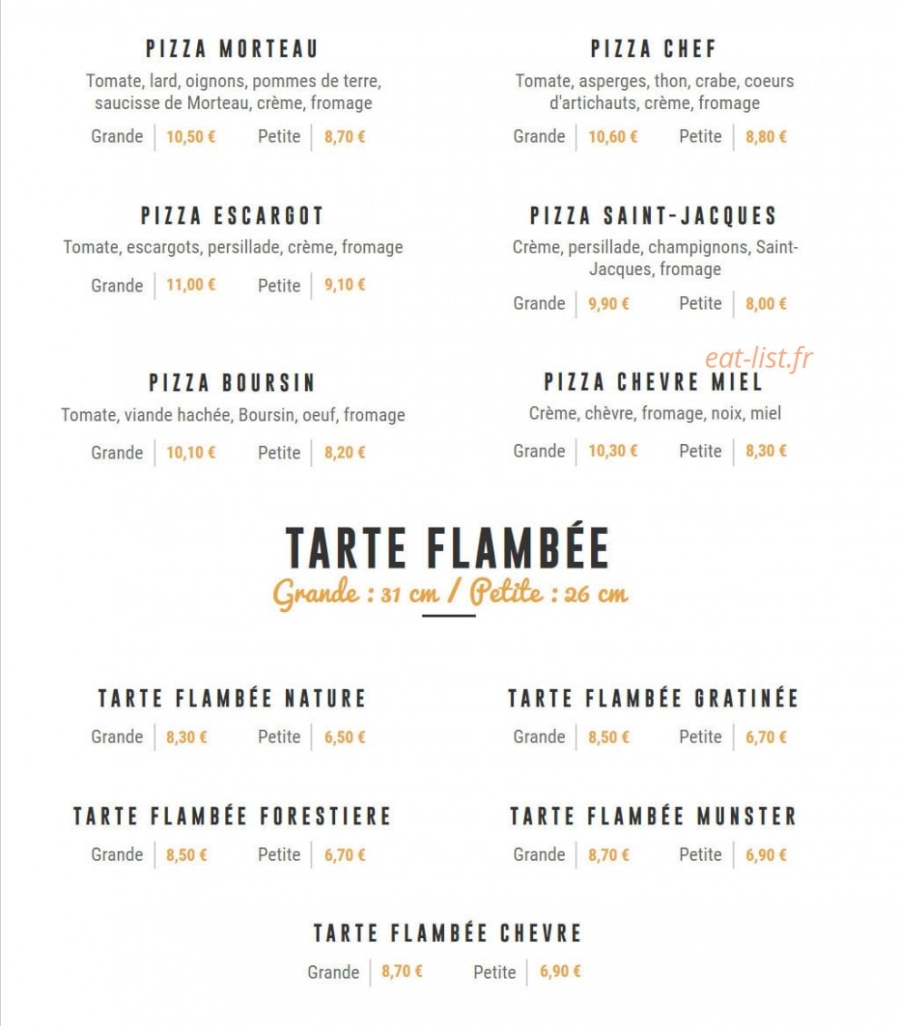 Pizza Cyril — carte page 4