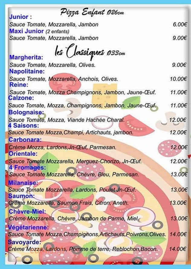 Pizza D'Enzo — carte page 2