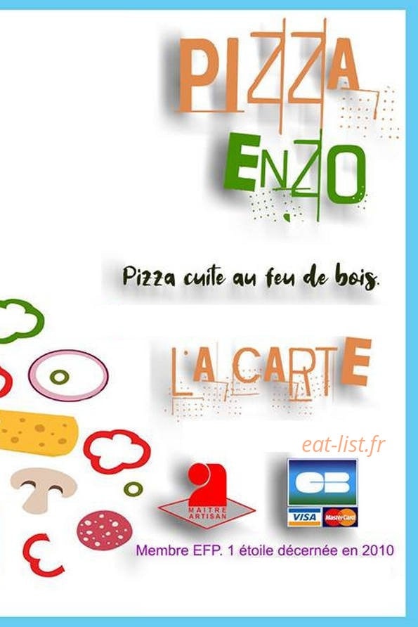 Pizza D'Enzo — carte page 1