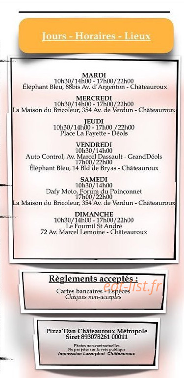 Pizza’Dan — carte page 6