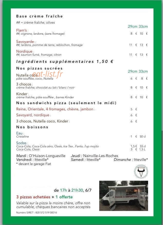 Pizza Del Giorno — carte page 2