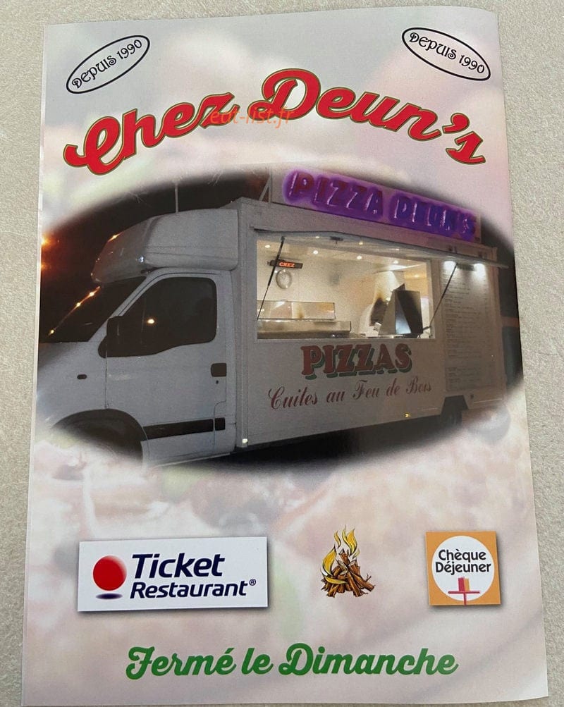 Pizza Deun’s — carte page 4