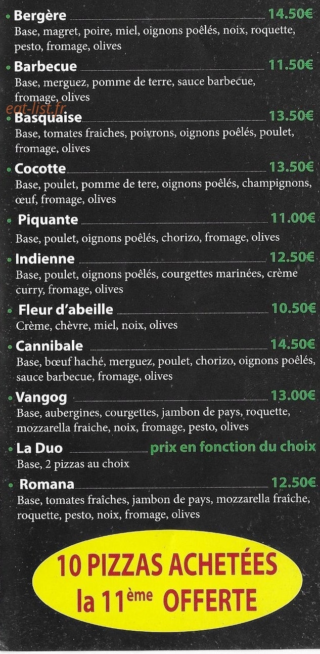 Pizza di Fredo — carte page 4