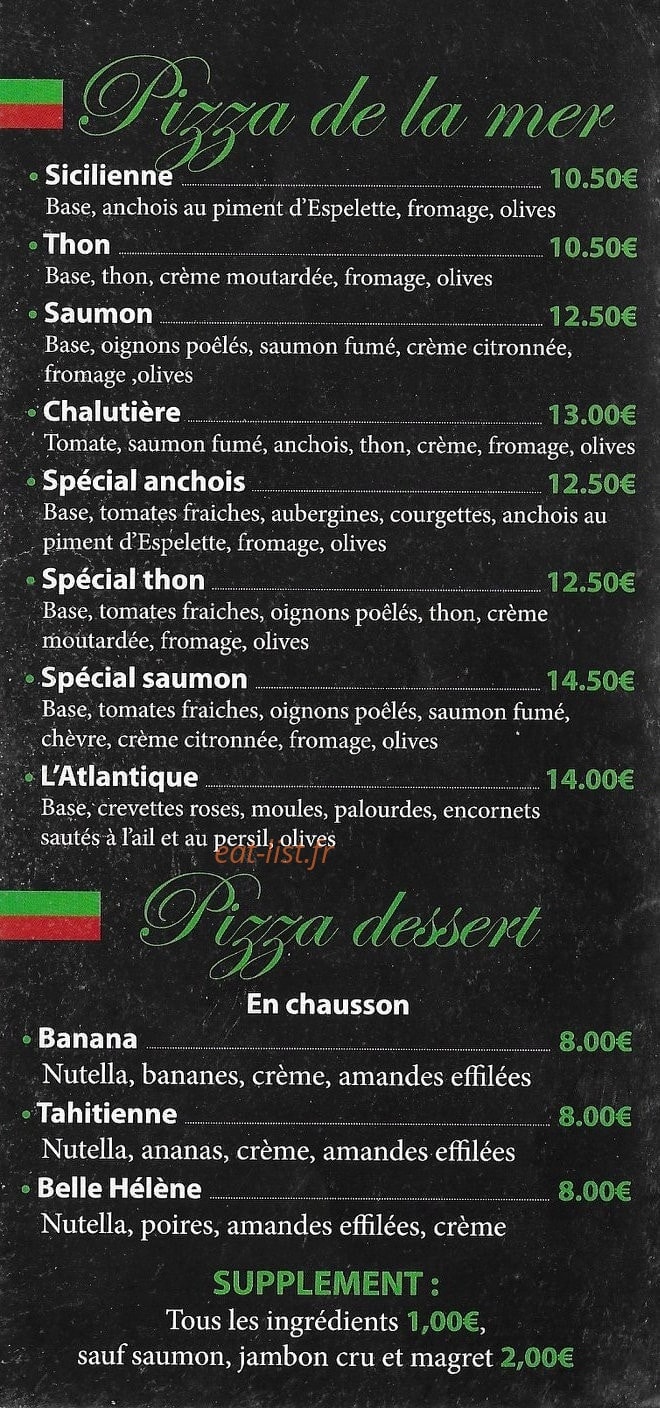 Pizza di Fredo — carte page 5