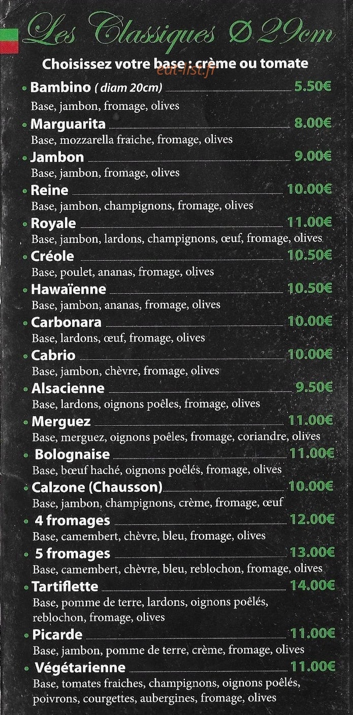 Pizza di Fredo — carte page 2