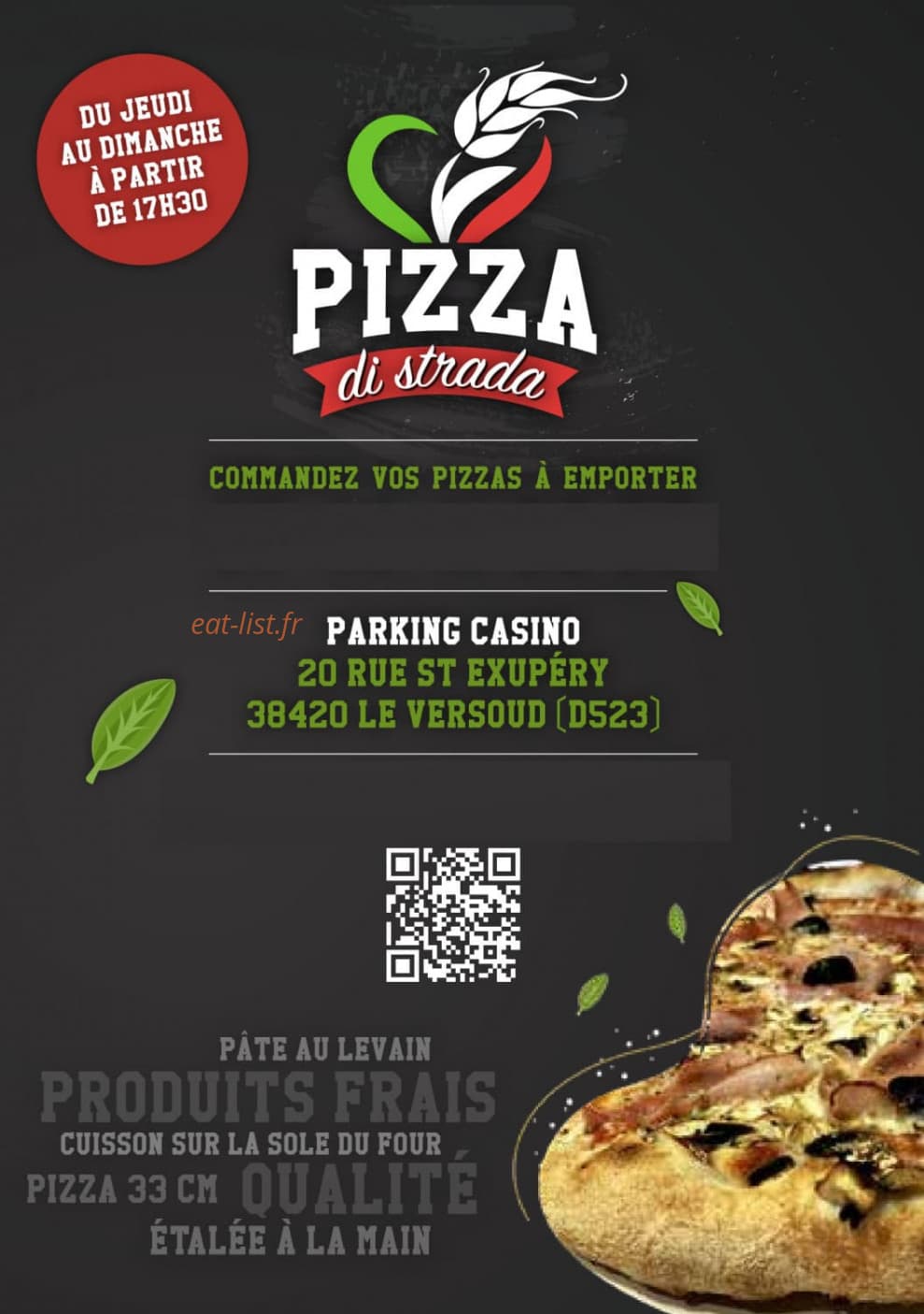 Pizza di Strada — carte page 1
