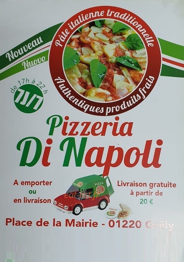 Pizza Dinapoli — carte page 1