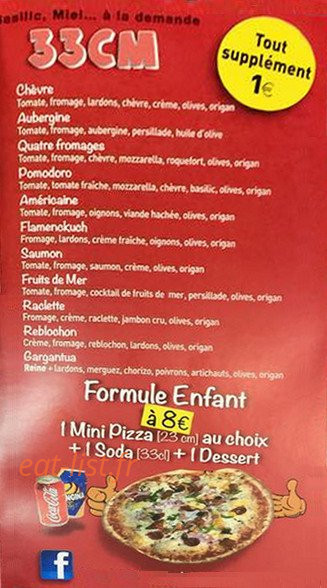 Pizza du ray — carte page 3