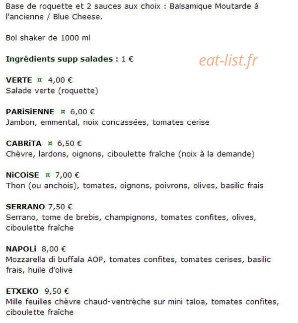 Pizza Etxekoak — carte page 4