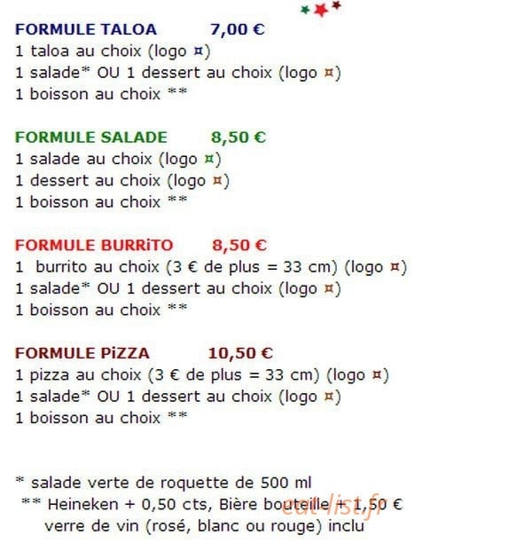 Pizza Etxekoak — carte page 7