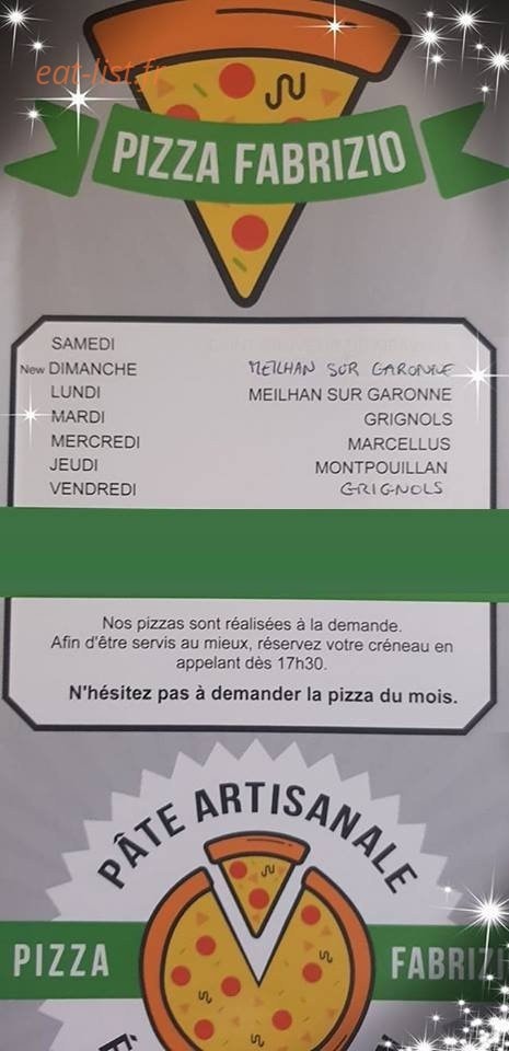 Pizza fabrizio — carte page 1