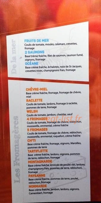 Pizza Family — carte page 2